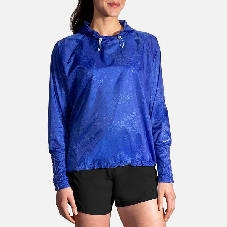 Brooks LSD Pullover Womens Running Jackets - Blue - Indonesia (DRXL-16958)